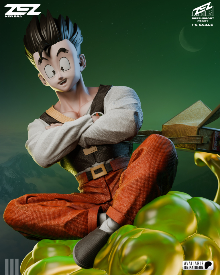 Teen Gohan STL 5 + Bust + Extras - Dragon Ball