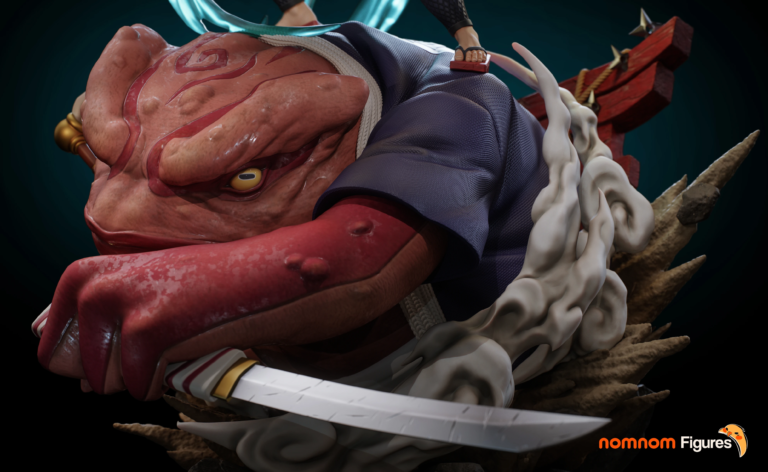 Jiraiya STL 3 + Bust + Extras – Naruto