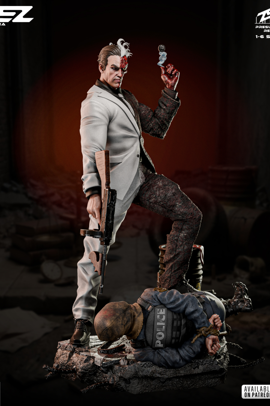 Two-Face STL + Bust + Extras - DC