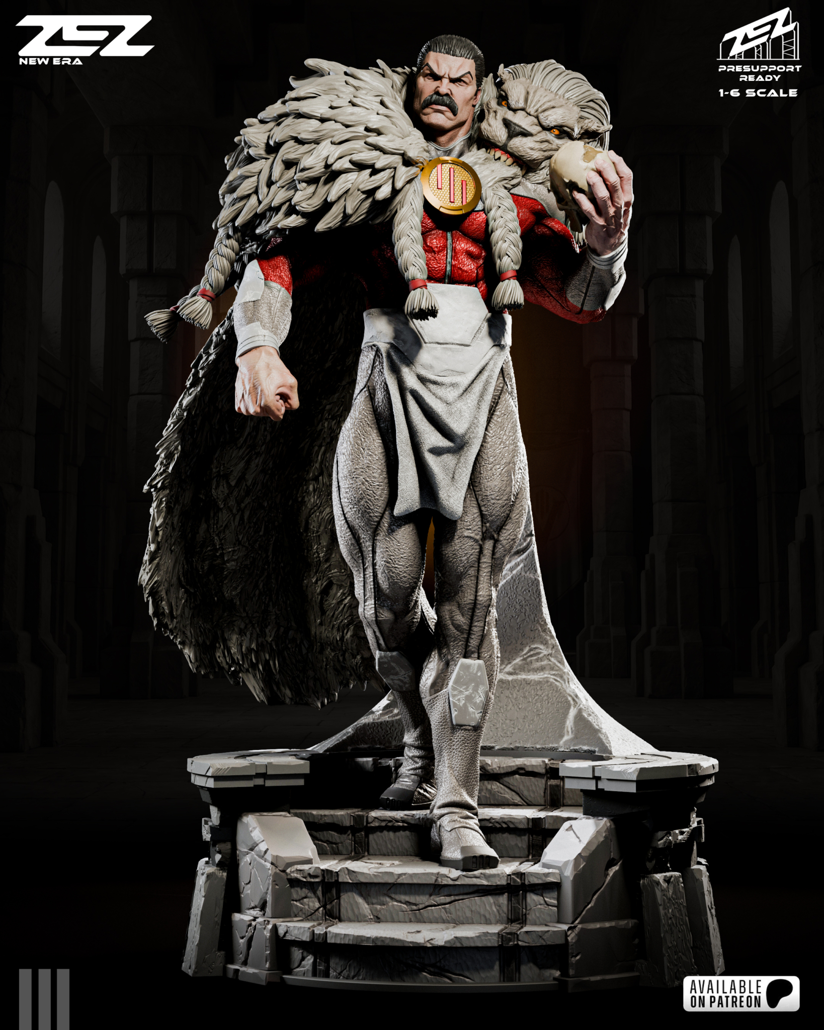 Thragg Museum STL + Bust + Extras - Invincible