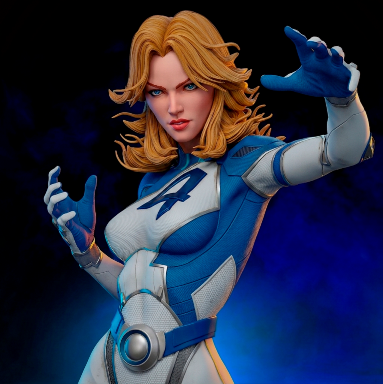 Invisible Woman STL + Bust - Marvel