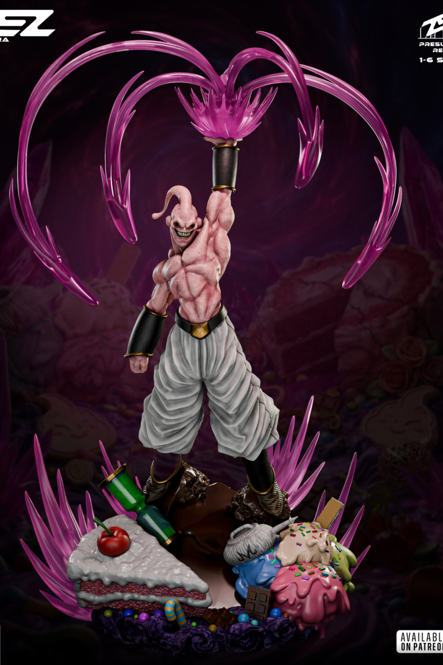 Majin Buu STL 2 + Bust + Extras - Dragon Ball