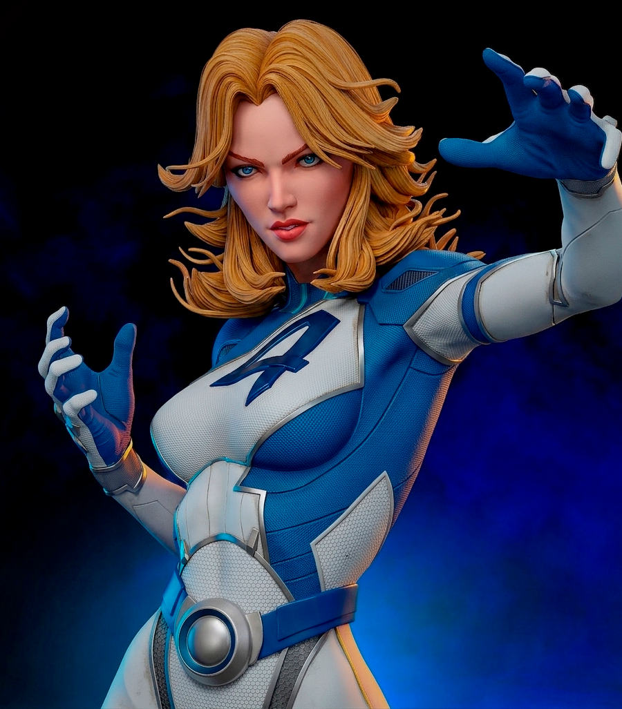 Invisible Woman STL + Bust - Marvel