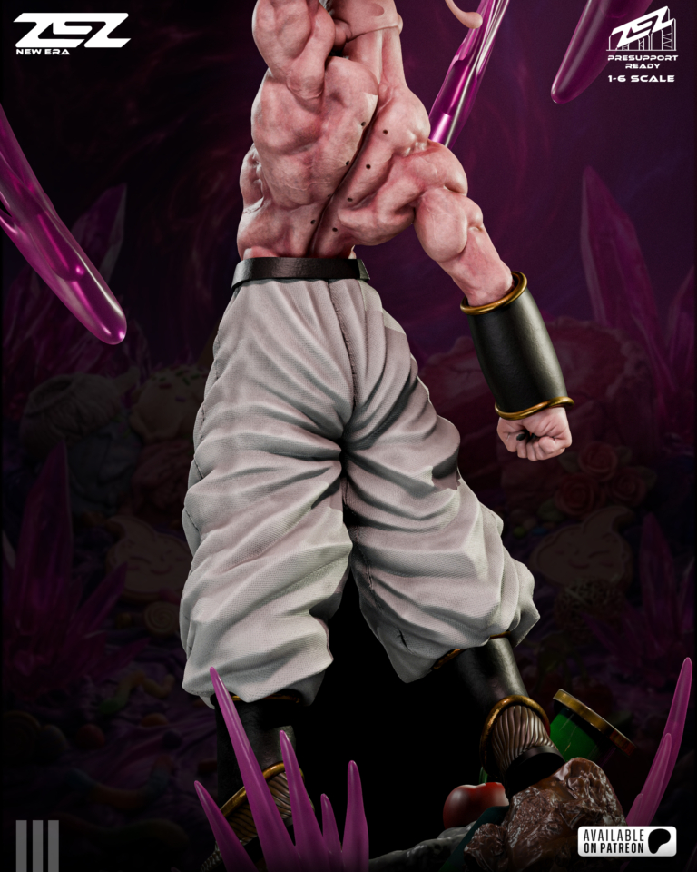 Majin Buu STL 2 + Bust + Extras - Dragon Ball