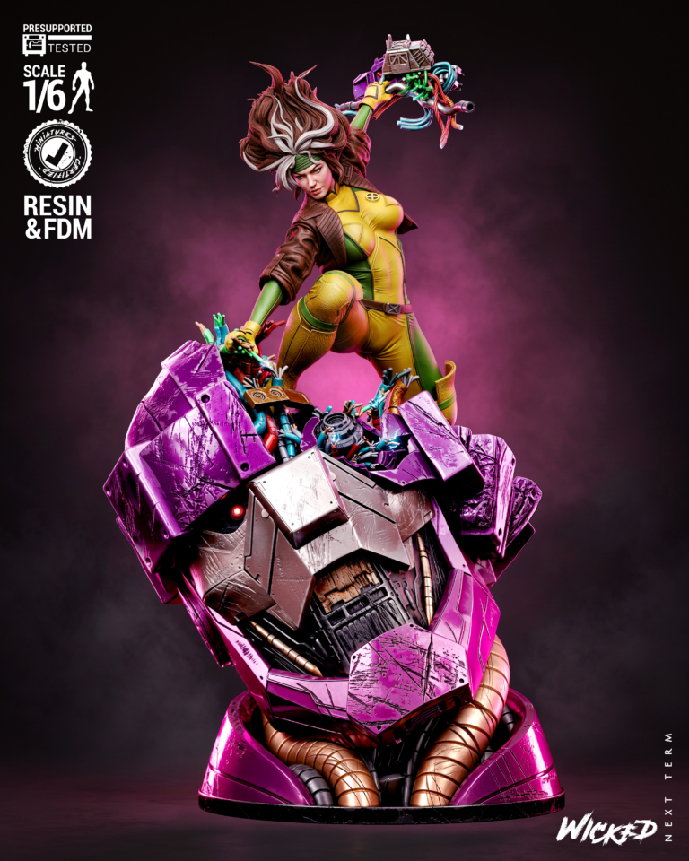 Gambit and Rogue Diorama + Extras – Marvel