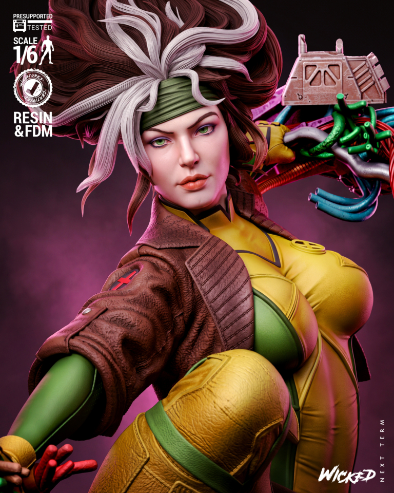 Gambit and Rogue Diorama + Extras – Marvel