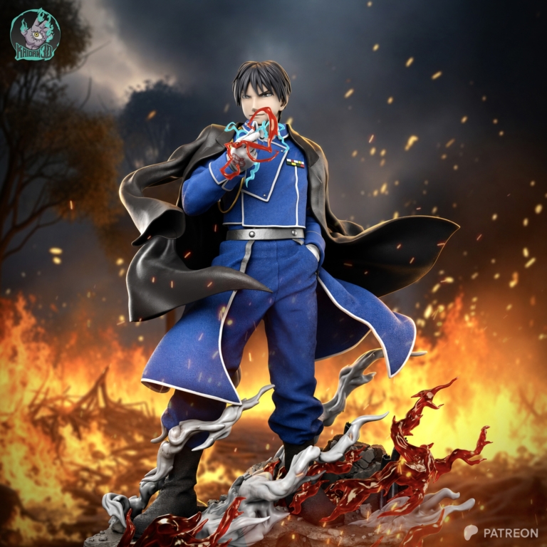 Roy Mustang STL 3 - Fullmetal Alchemist