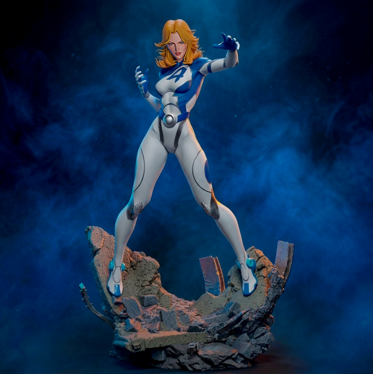 Invisible Woman STL + Bust - Marvel