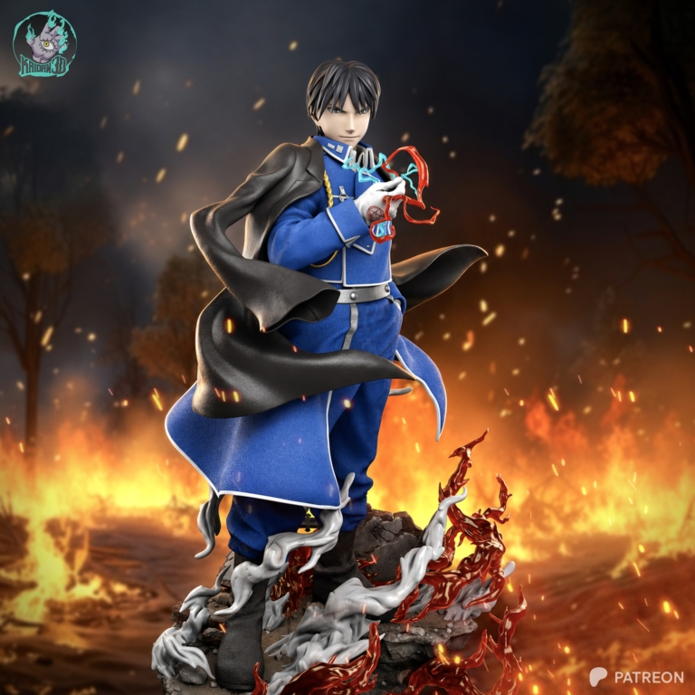 Roy Mustang STL 3 - Fullmetal Alchemist