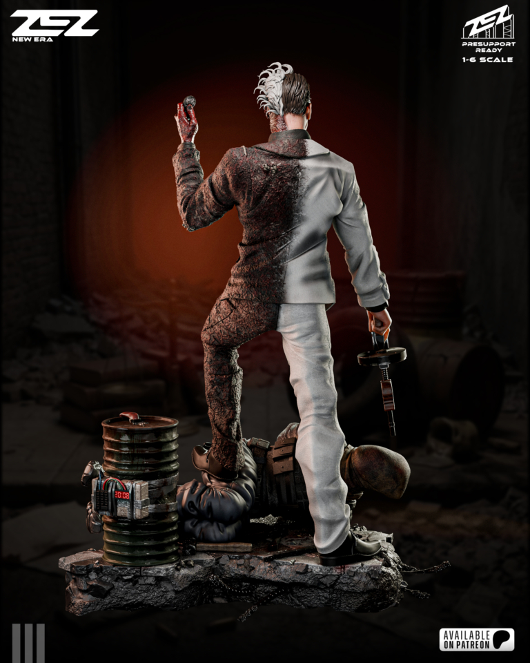 Two-Face STL + Bust + Extras - DC