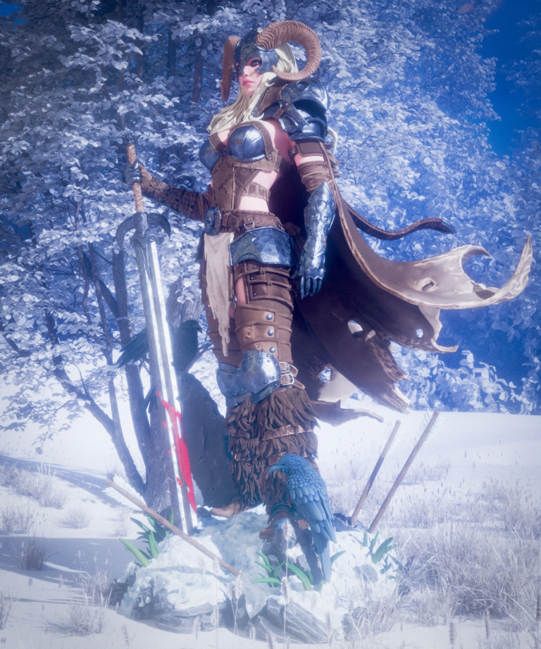 Warrior of the North STL + Bust + NSFW - Fantasy