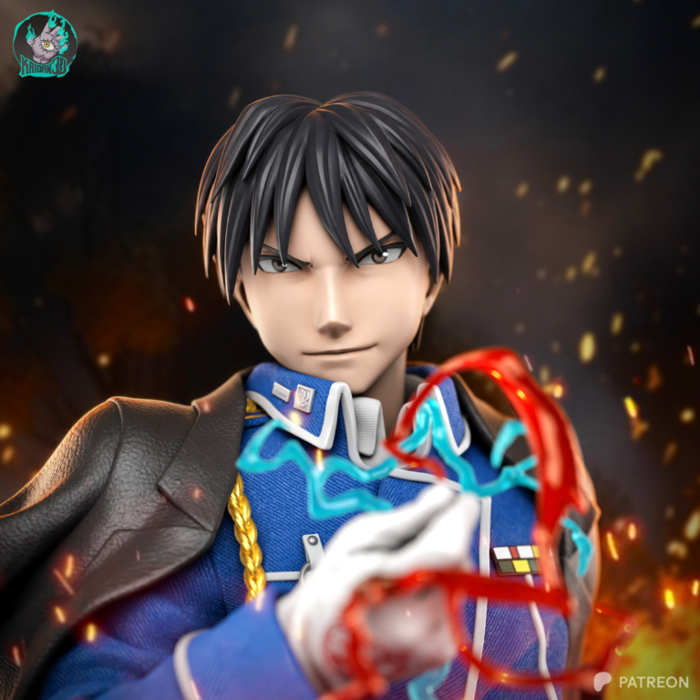Roy Mustang STL 3 - Fullmetal Alchemist