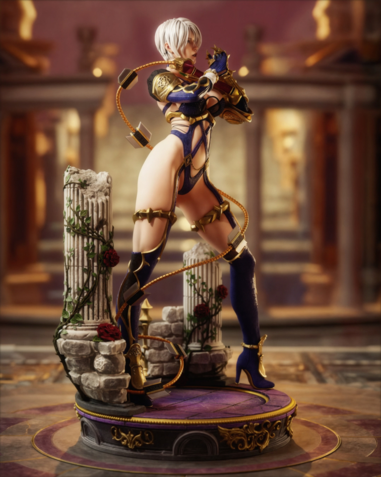 Ivy Valentine STL + Bust + NSFW - Soul Calibur