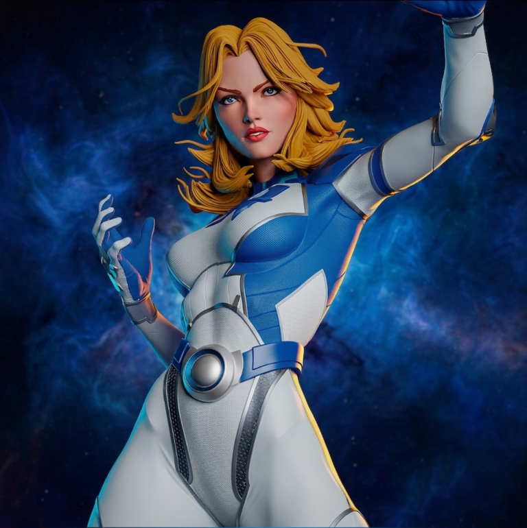 Invisible Woman STL + Bust - Marvel