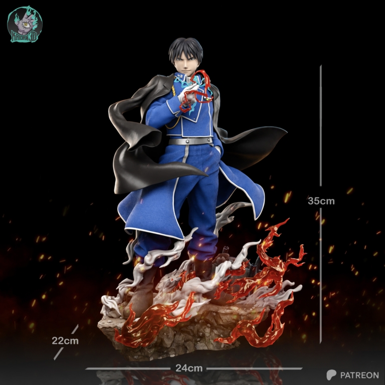 Roy Mustang STL 3 - Fullmetal Alchemist