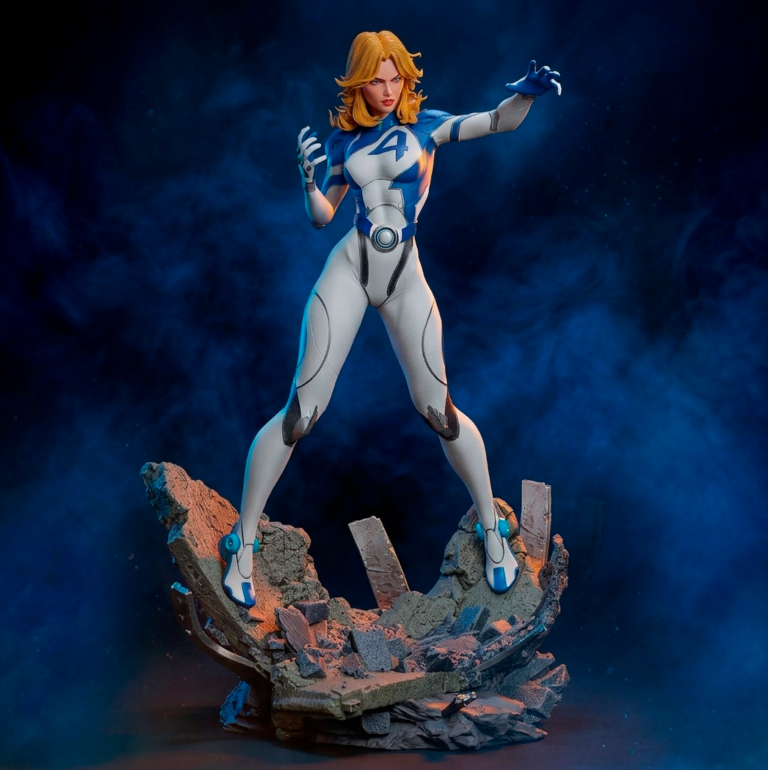 Invisible Woman STL + Bust - Marvel