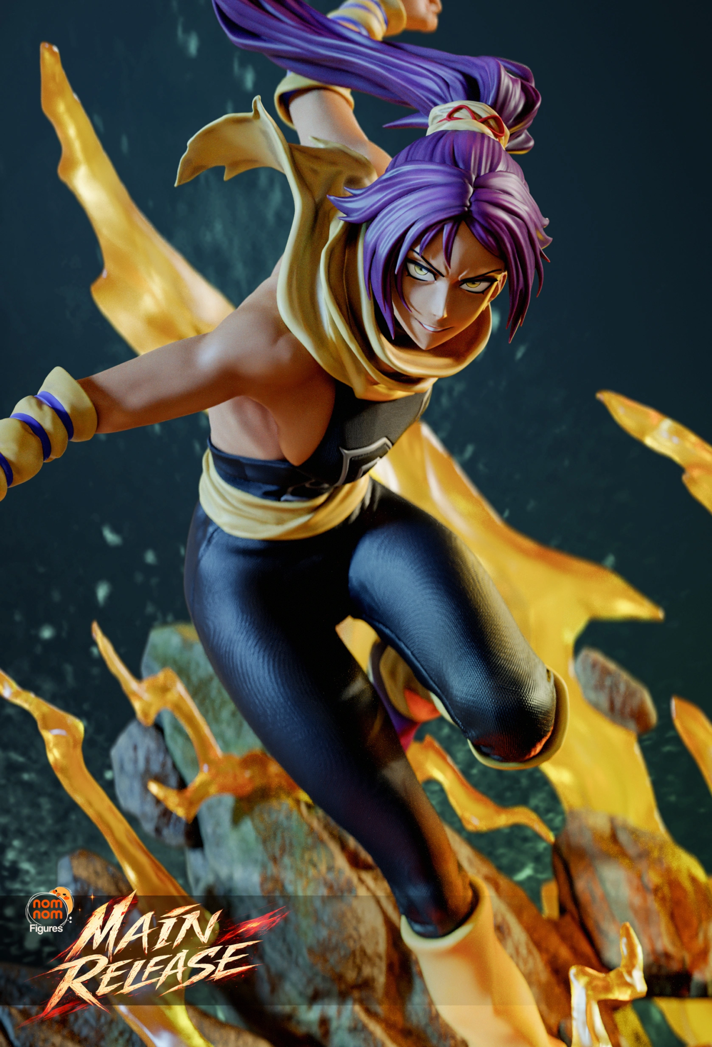 Yoruichi Shihōin STL 3 + Bust + Extras - Bleach