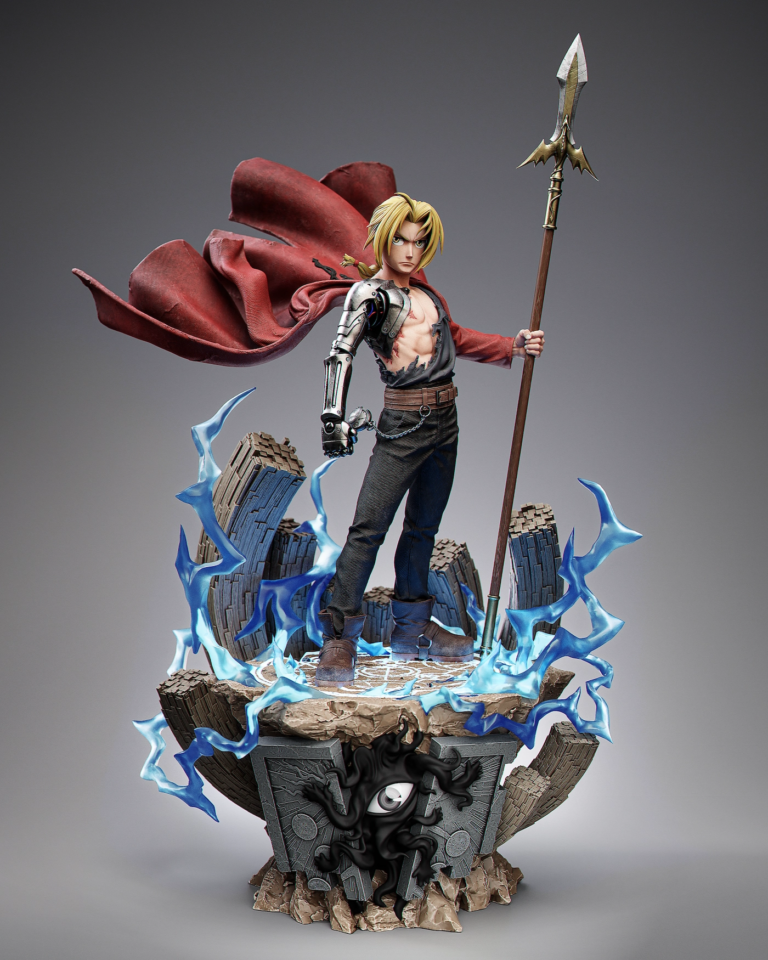 Edward Elric STL 2 + Bust - Fullmetal Alchemist