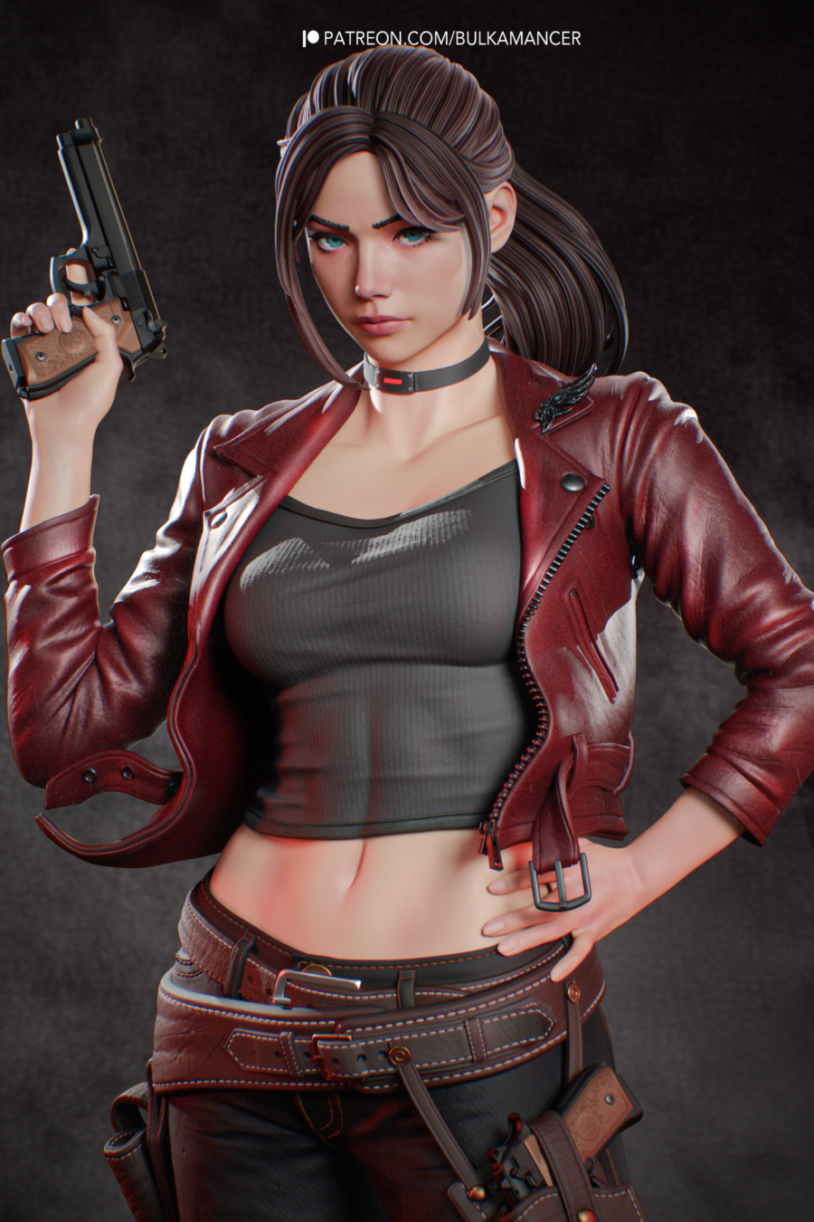 Claire Redfield STL Cover