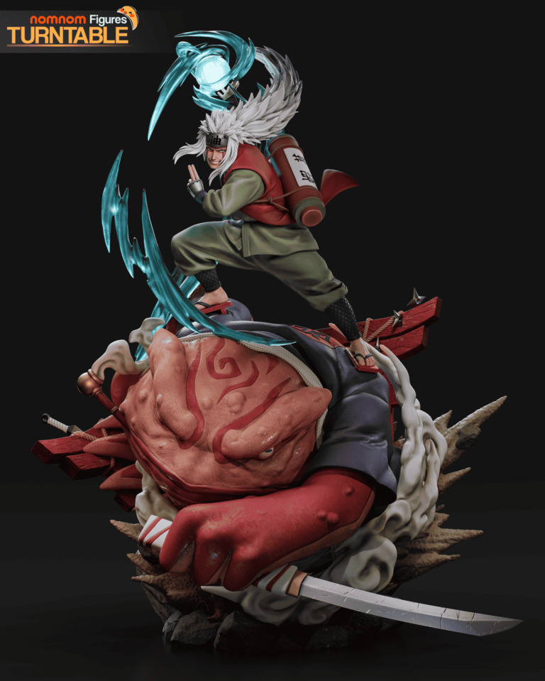 Jiraiya STL 3 + Bust + Extras – Naruto