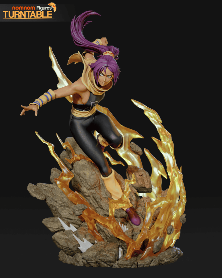 Yoruichi Shihōin STL 3 + Bust + Extras – Bleach