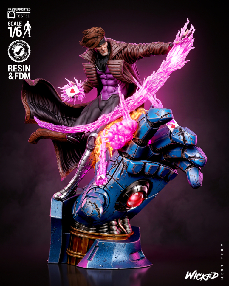 Gambit and Rogue Diorama + Extras – Marvel