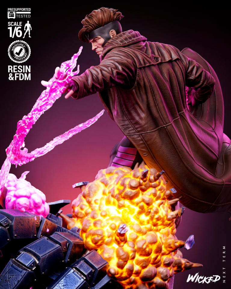 Gambit and Rogue Diorama + Extras – Marvel