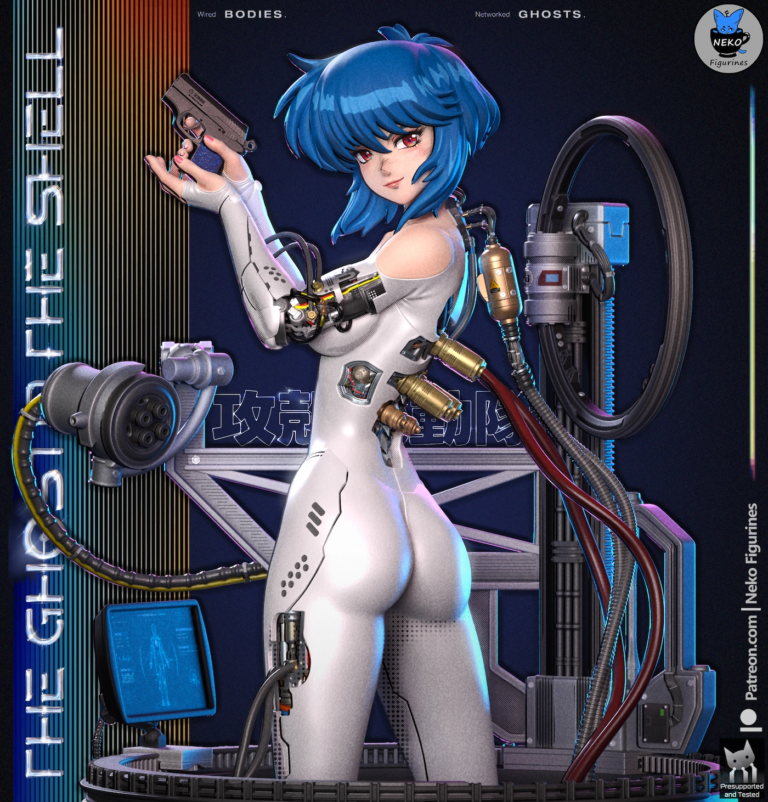 Motoko Kusanagi STL Cover