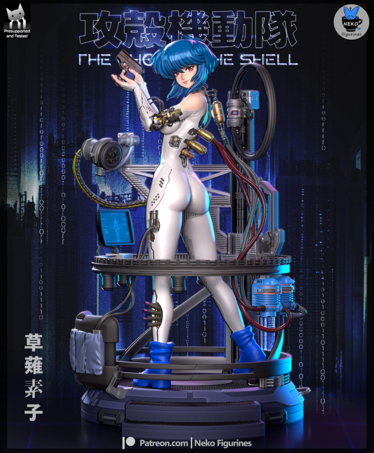 Motoko Kusanagi STL 5 - Ghost in the Shell