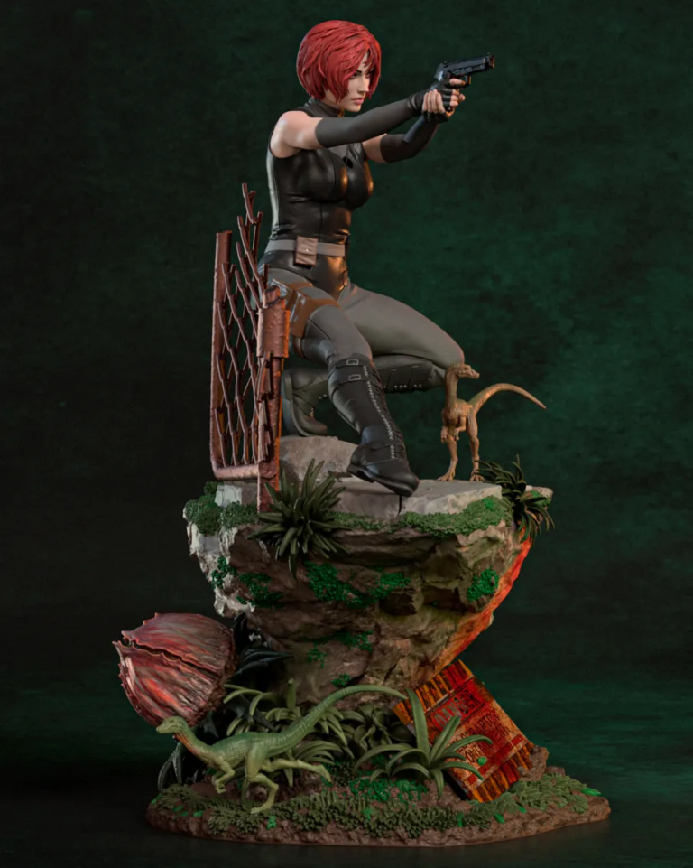Regina STL + Bust + NSFW - Dino Crisis
