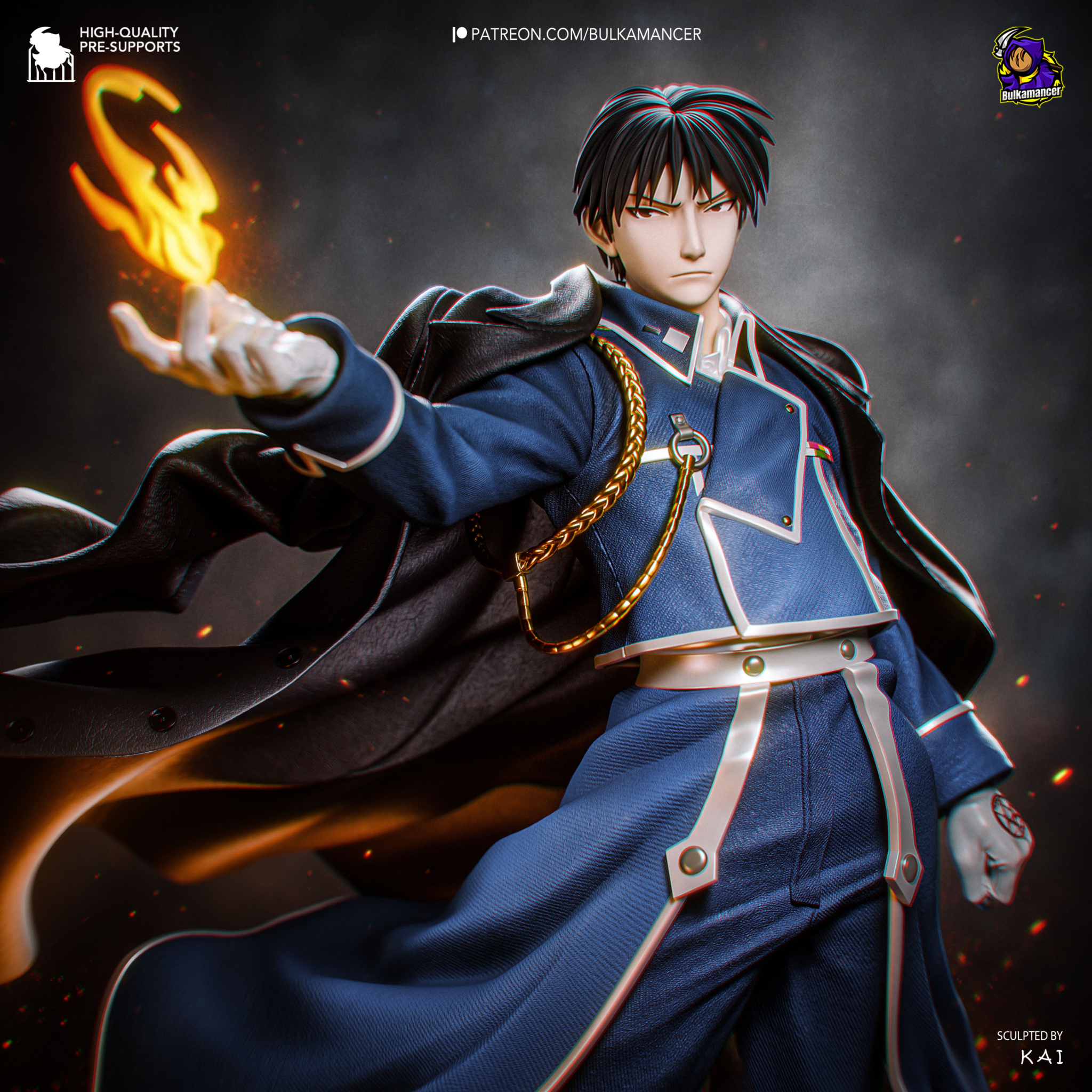 Roy Mustang STL 2 - Fullmetal Alchemist