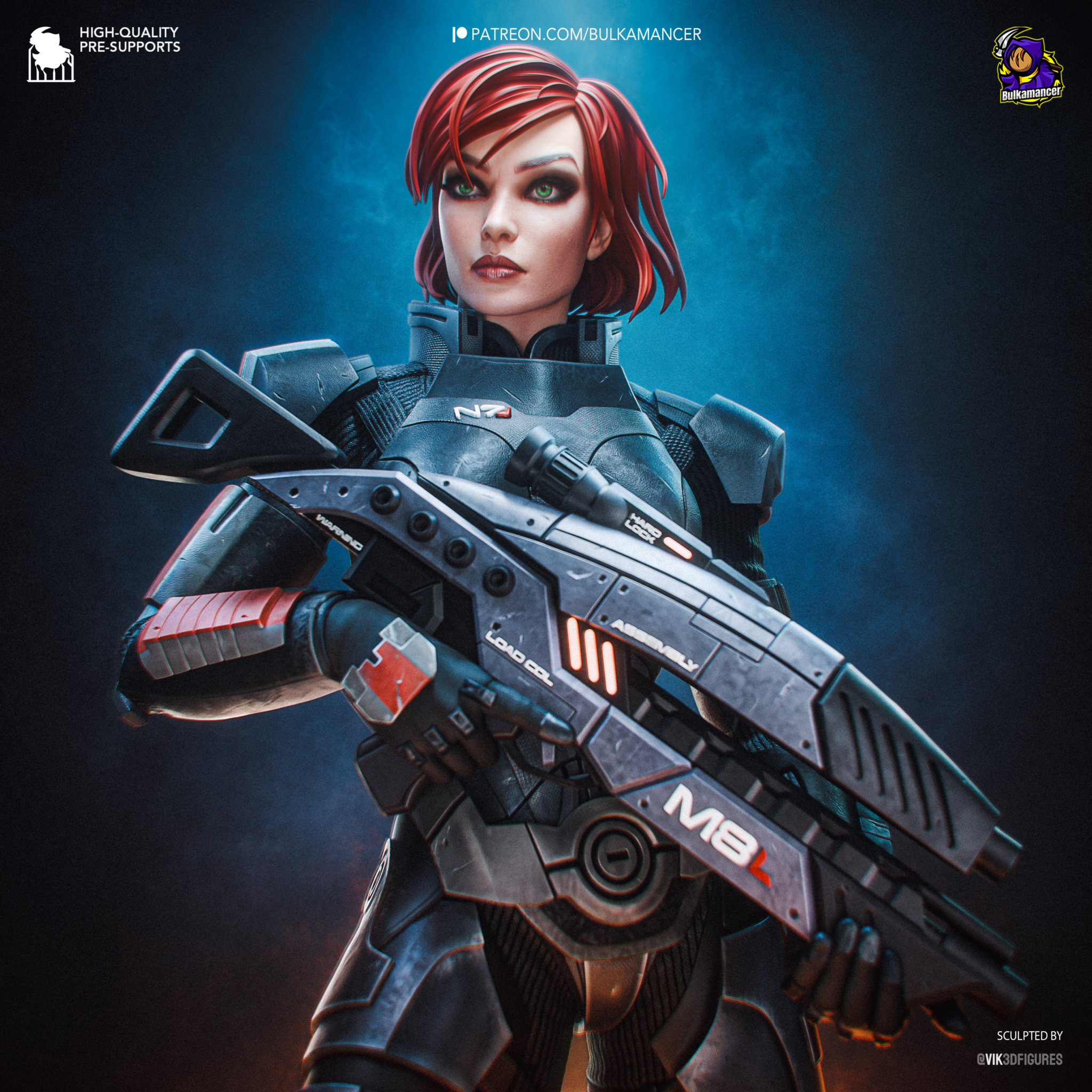 Shepard STL - Mass Effect