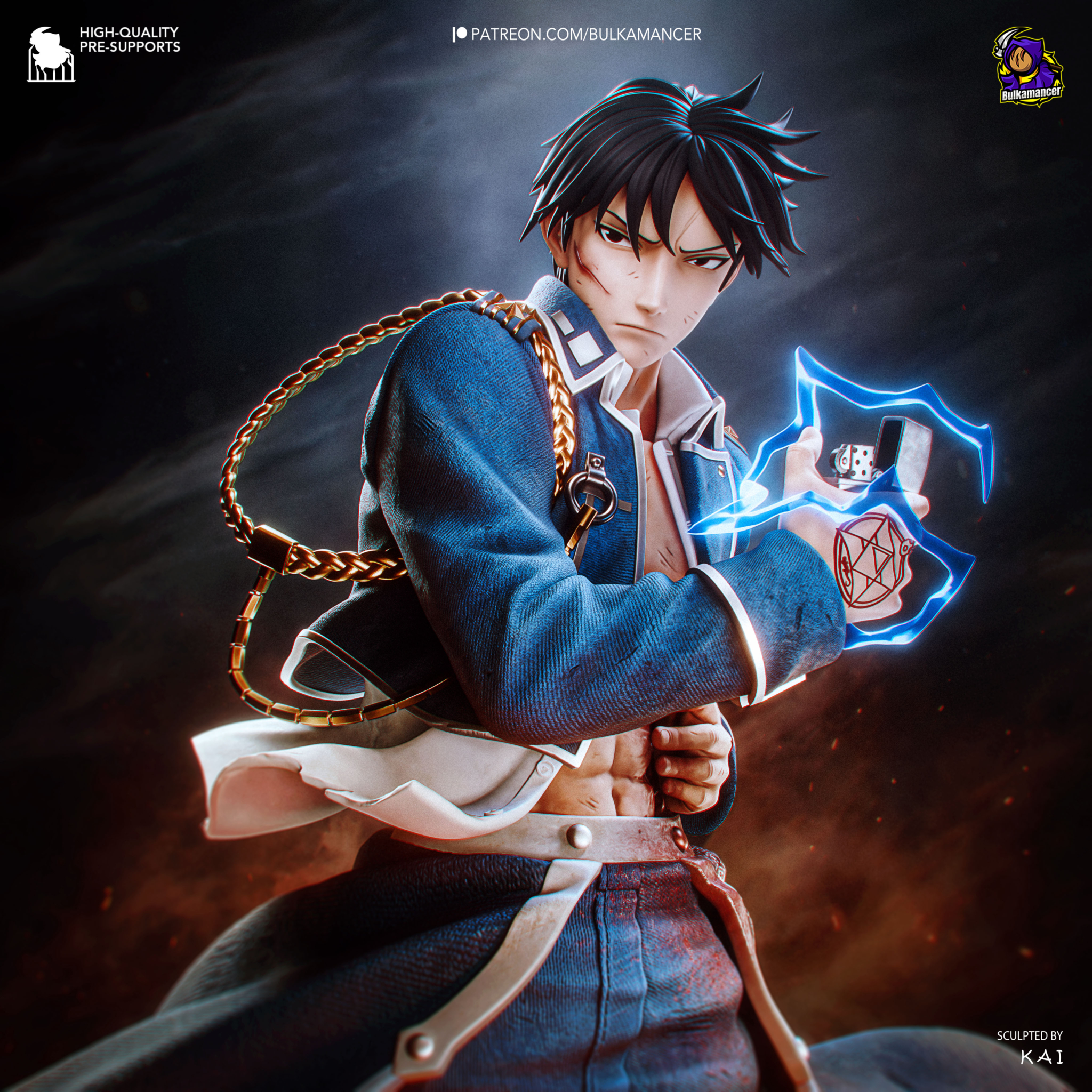 Roy Mustang STL 4 - Fullmetal Alchemist