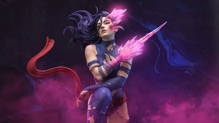 Savage Land Psylocke STL + Bust – Marvel