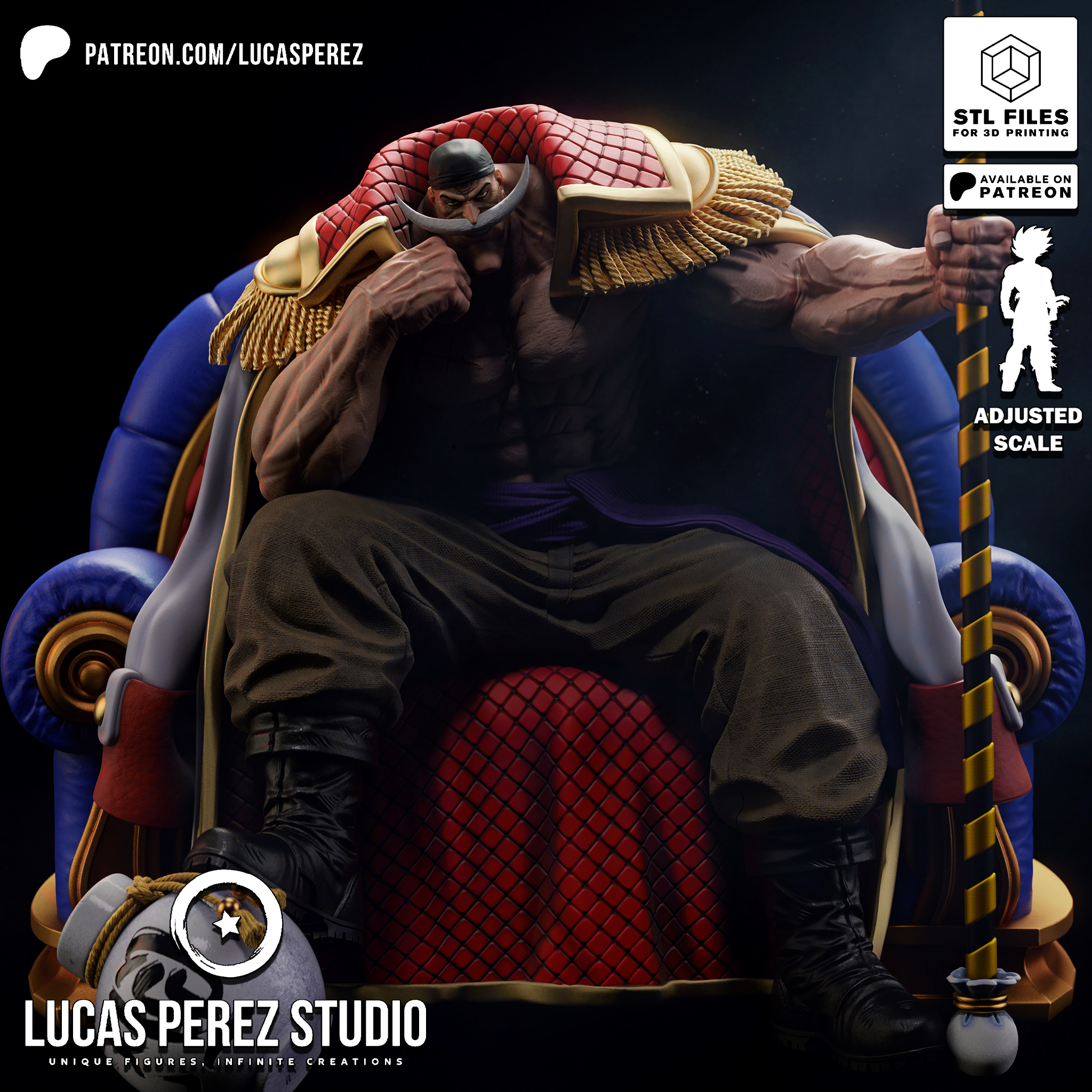 Whitebeard STL 2 – One Piece