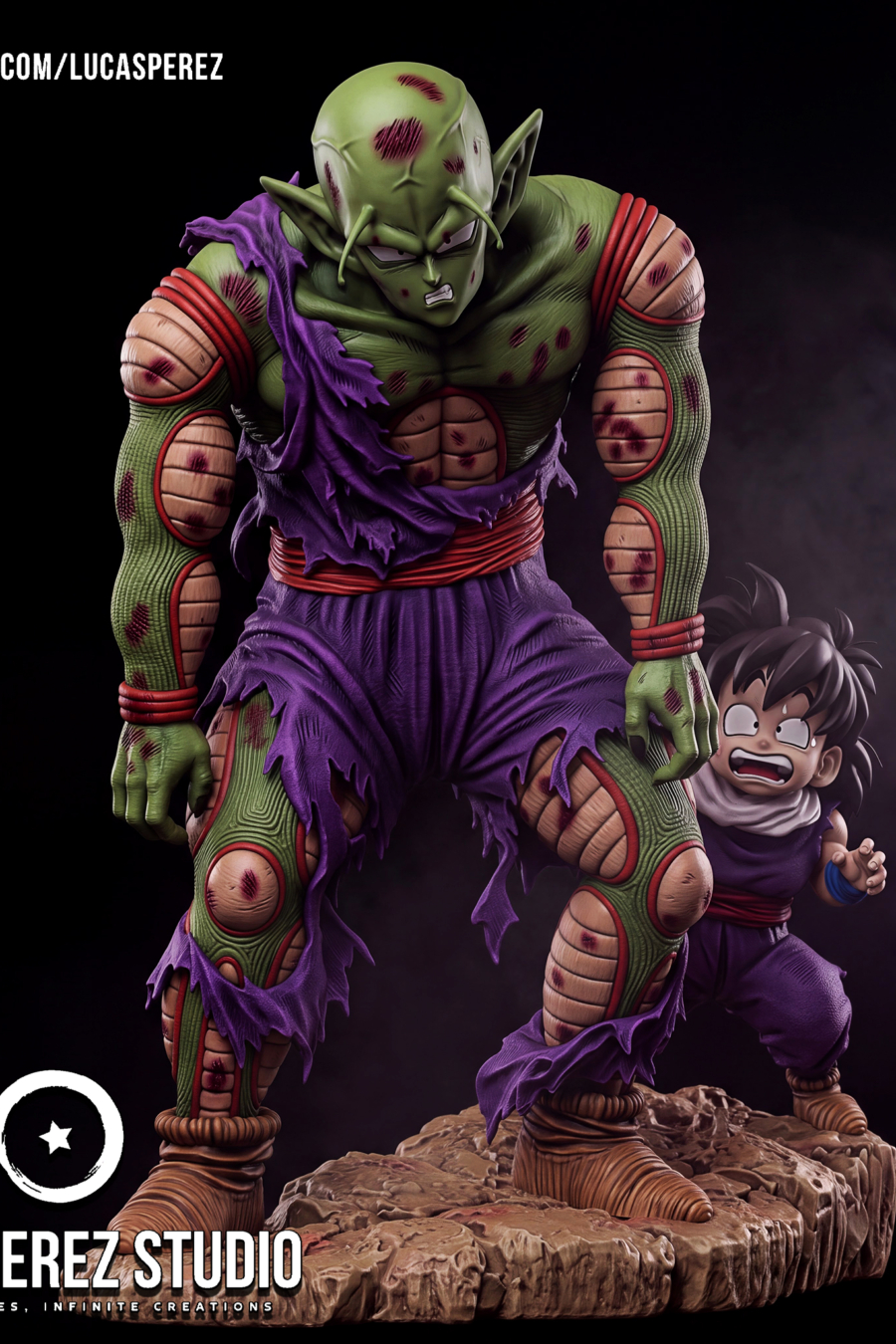 Piccolo and Gohan Diorama Cover