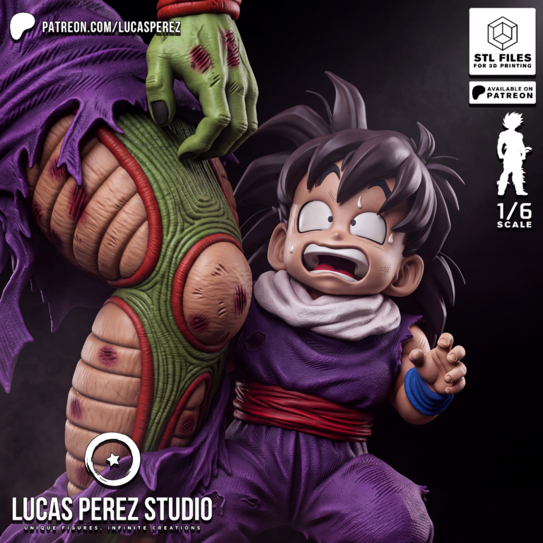 Piccolo and Gohan Diorama STL – Dragon Ball Z