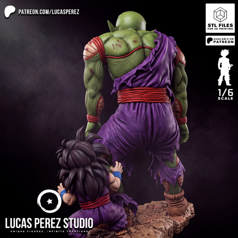 Piccolo and Gohan Diorama STL – Dragon Ball Z
