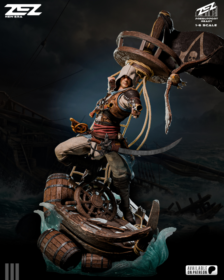 Edward Kenway STL Cover
