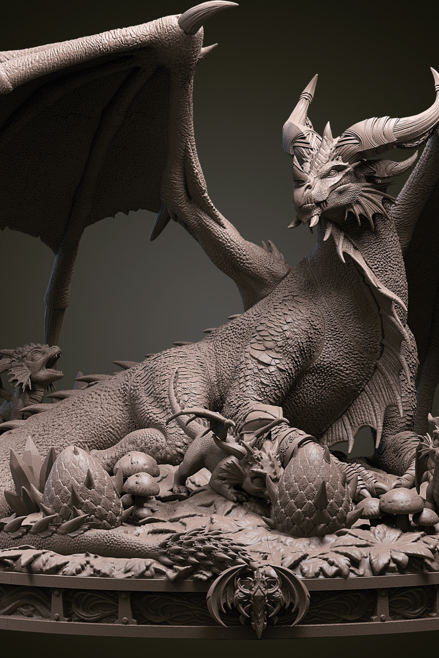 Alexstrasza Dragon STL Cover