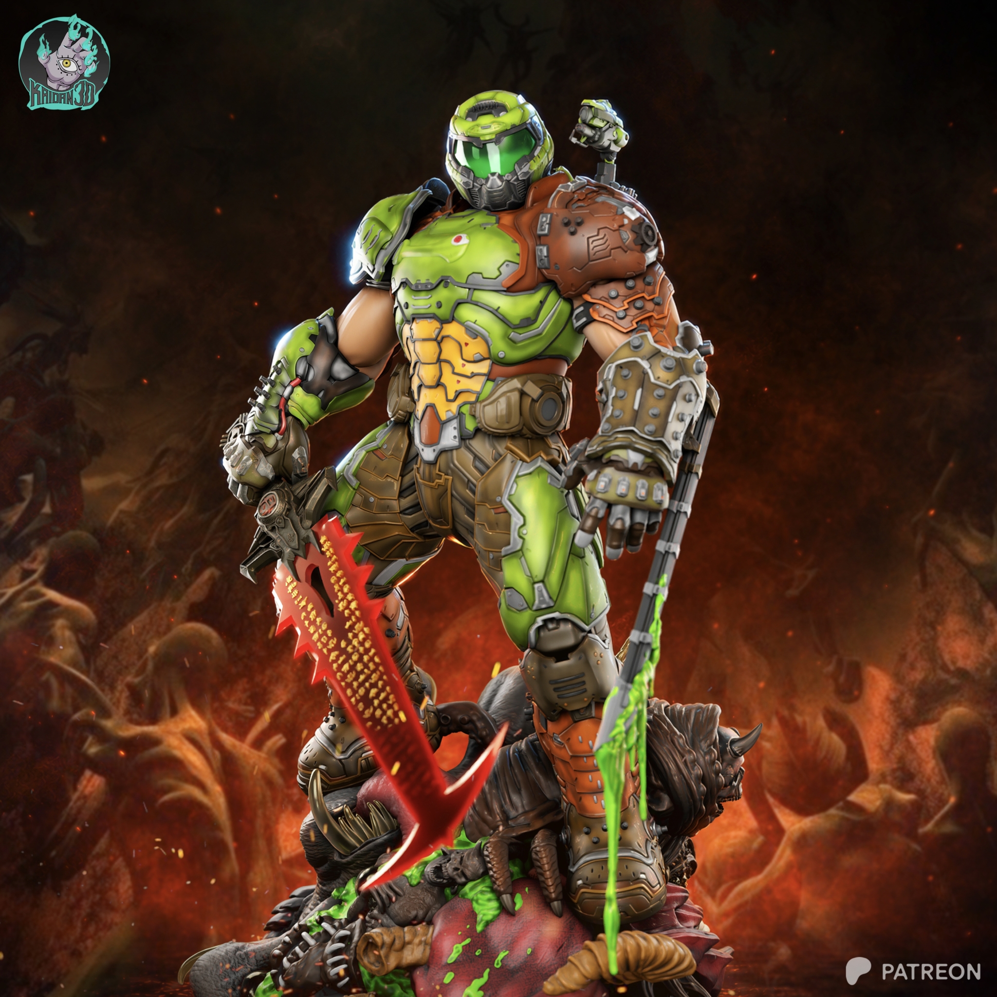 Doom Slayer STL – Doom