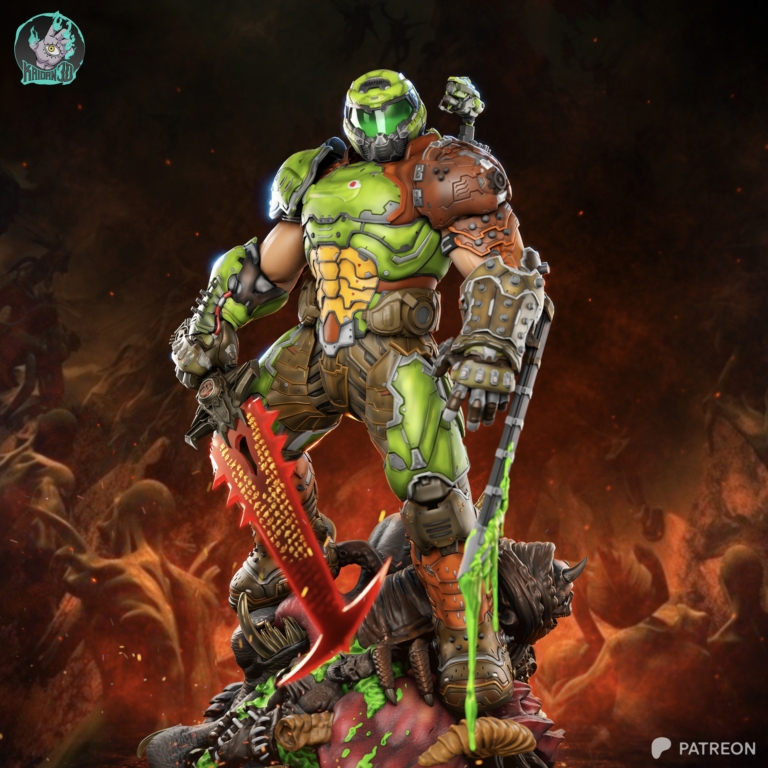Doom Slayer STL Cover