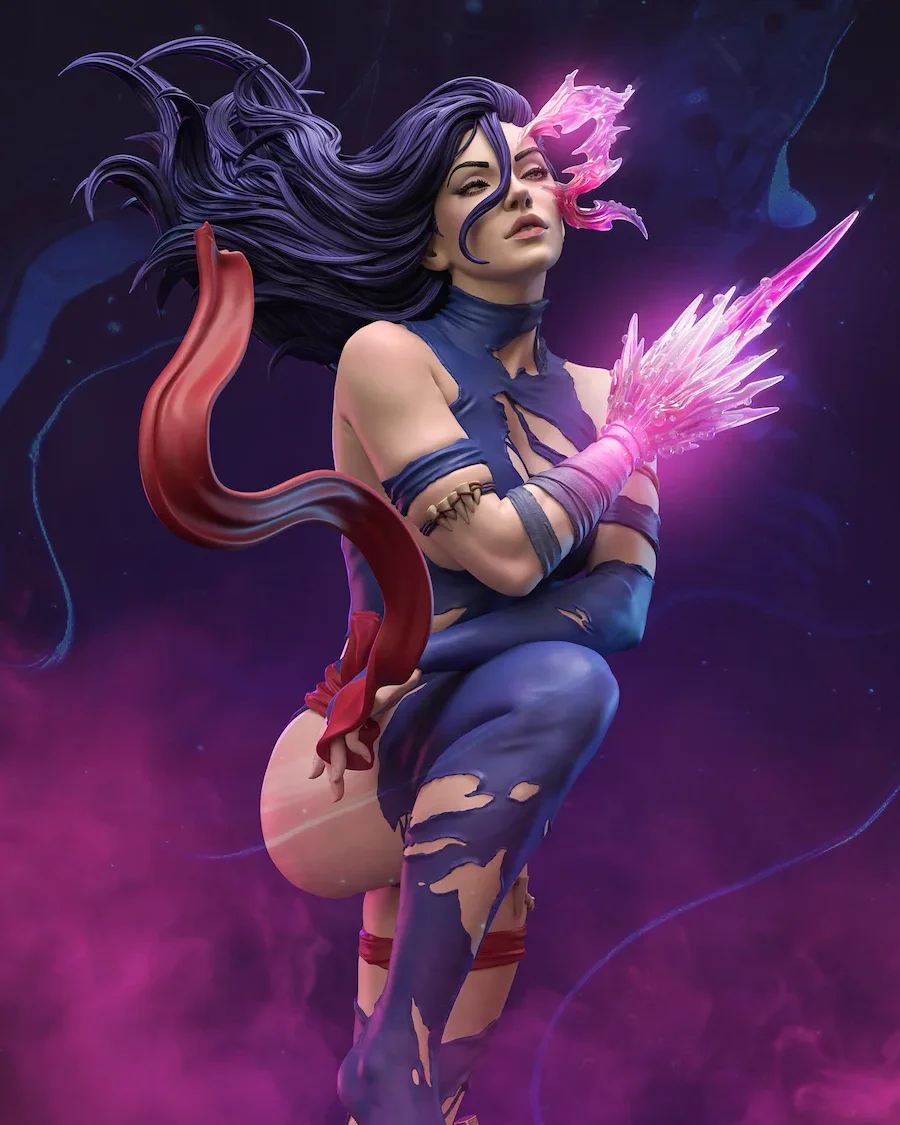 Savage Land Psylocke STL Cover