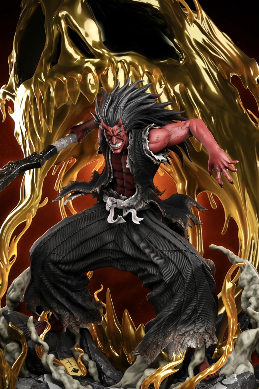 Kenpachi Zaraki STL Cover