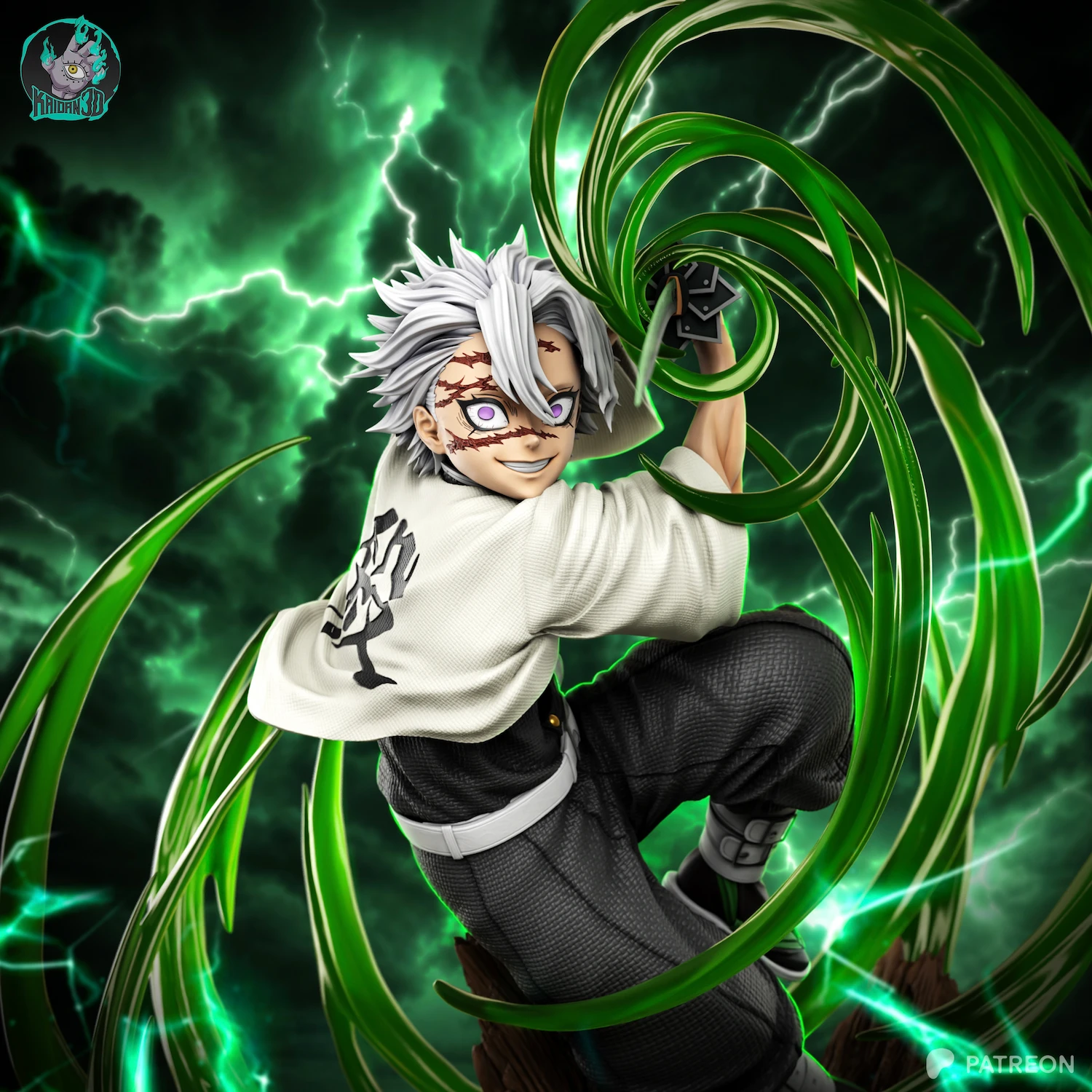 Sanemi Shinazugawa STL 2 – Demon Slayer