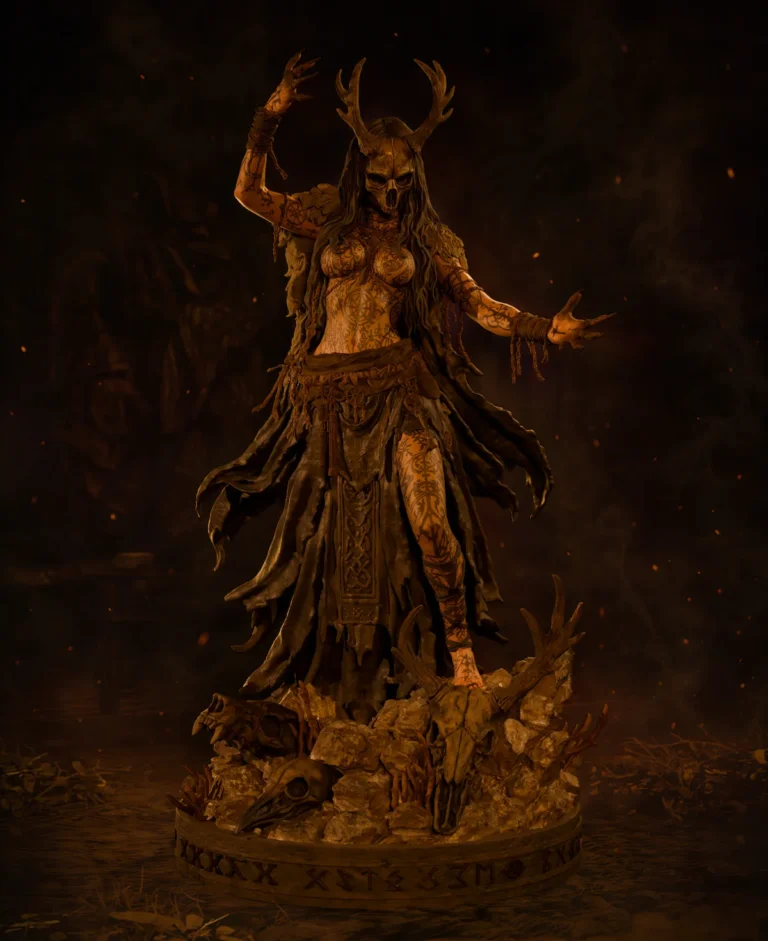 Norse Witch STL + Bust + NSFW – Fantasy