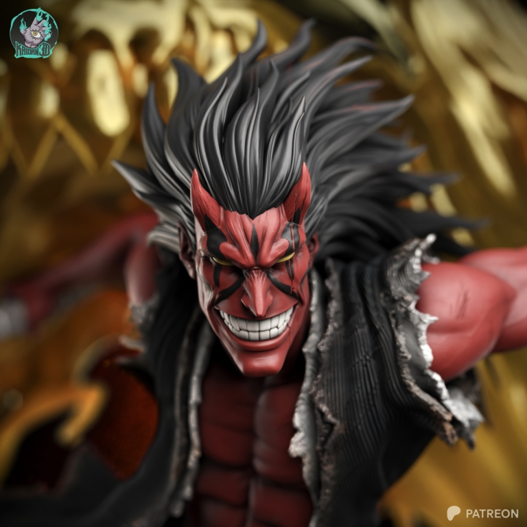 Kenpachi Zaraki Bankai STL – Bleach