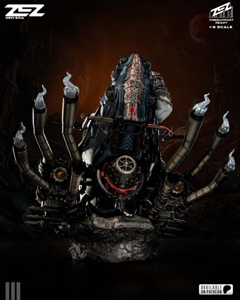 Lobo STL 3 on Throne STL – DC