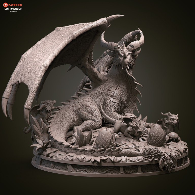 Alexstrasza Dragon STL – World of Warcraft