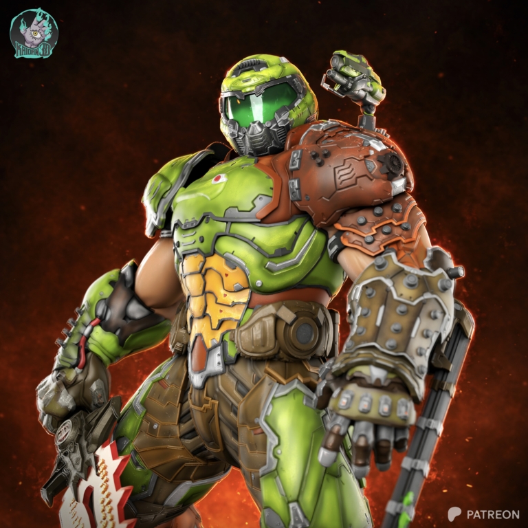 Doom Slayer STL – Doom